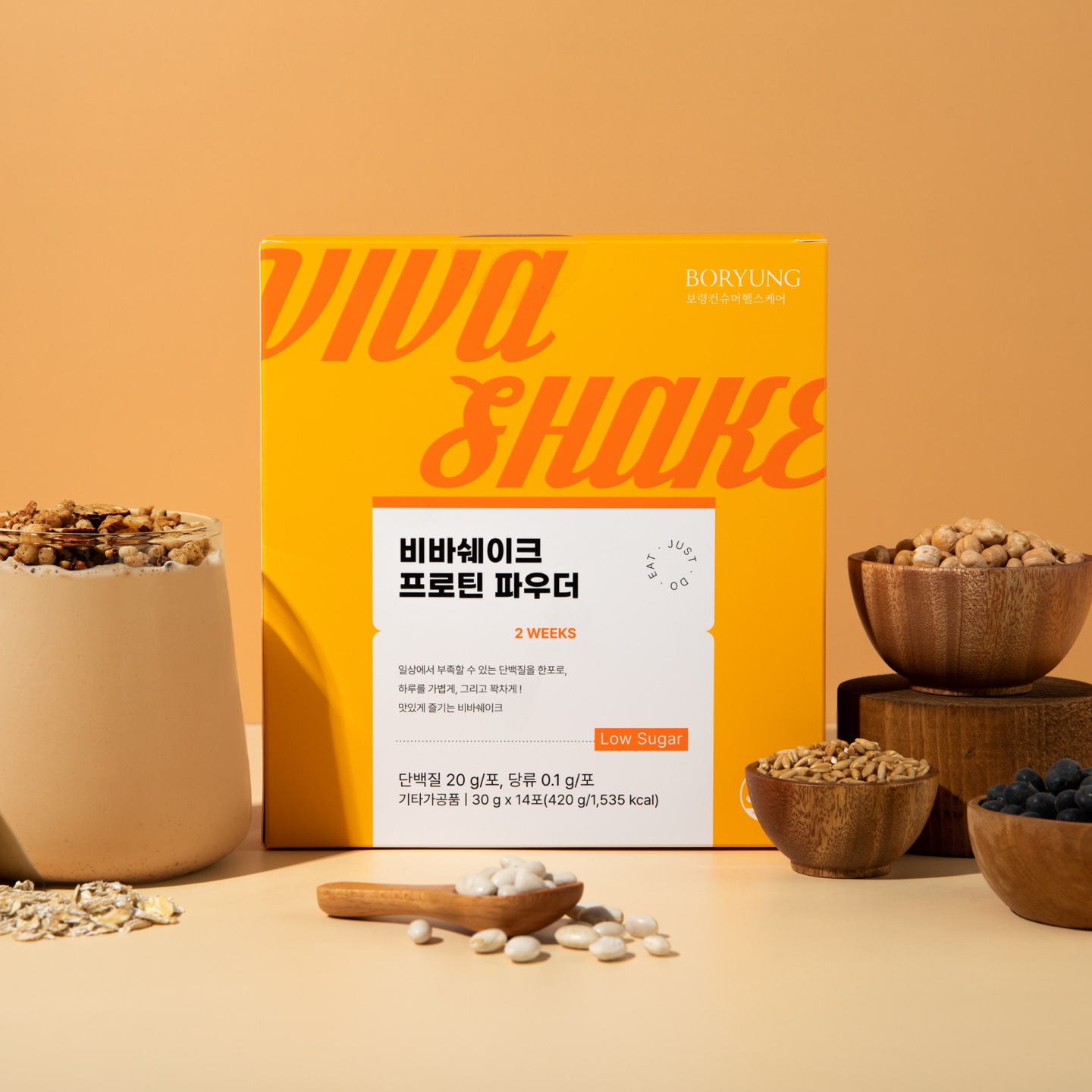 비바쉐이크 프로틴 파우더 단백질 락토프리 14포, 4개 이미지 3