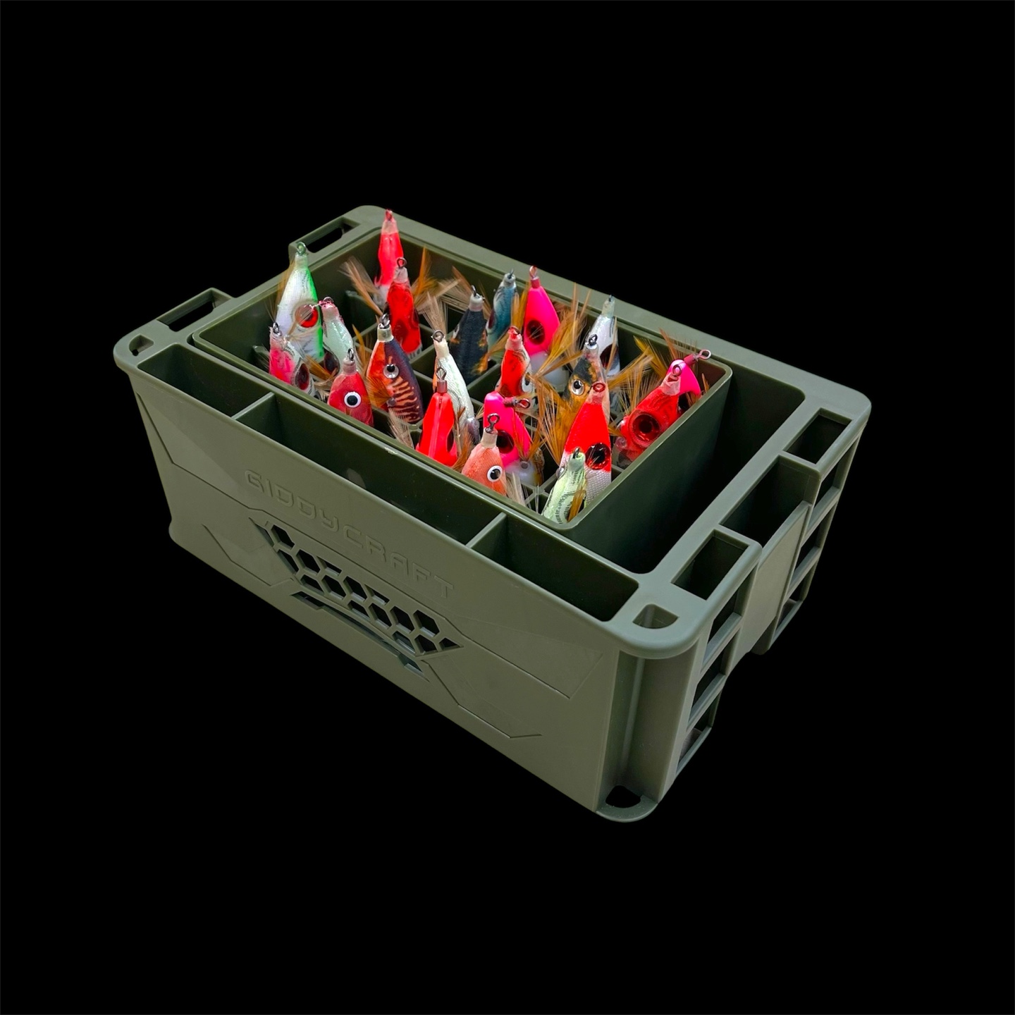 기디버디 전용 24구 에기꽂이 카키색 에기트레이 (기디크래프트 기디버디 전용) - 상세 이미지 5