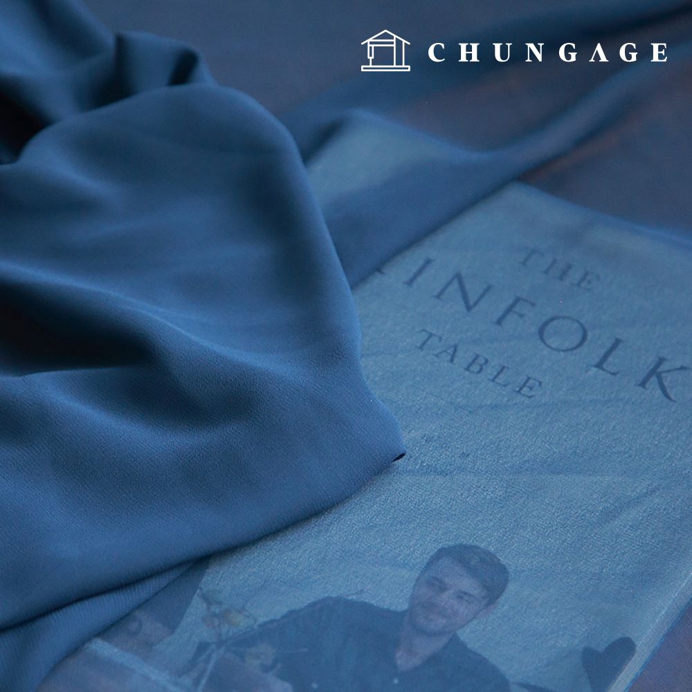 쉬폰원단 배경천 대폭 커튼 쉬폰 무지 차르르 3종