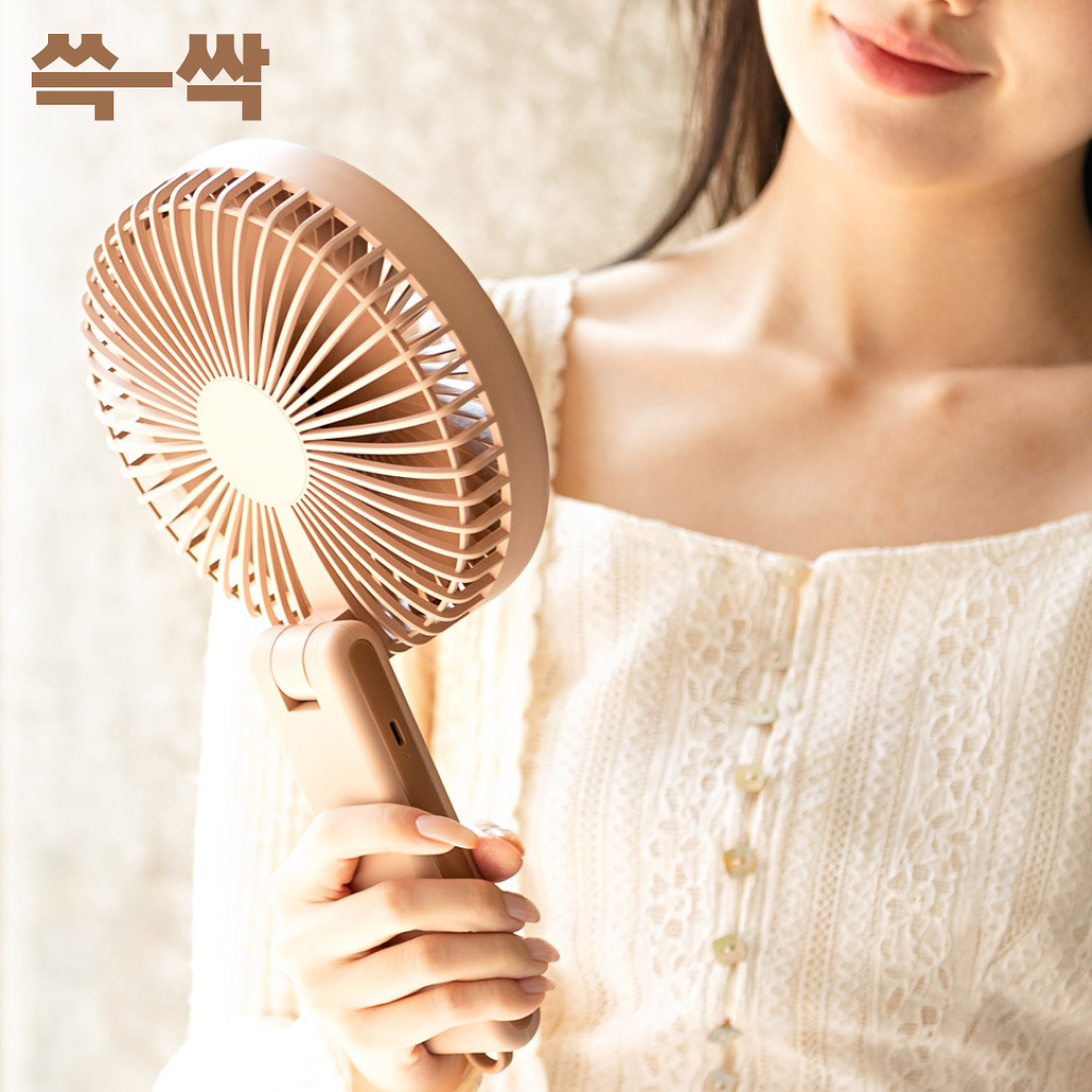 쓱싹 휴대용 탁상용 빅팬 선풍기 BigFan16 4단 풍속 저소음 4,400mAh - 상품 이미지