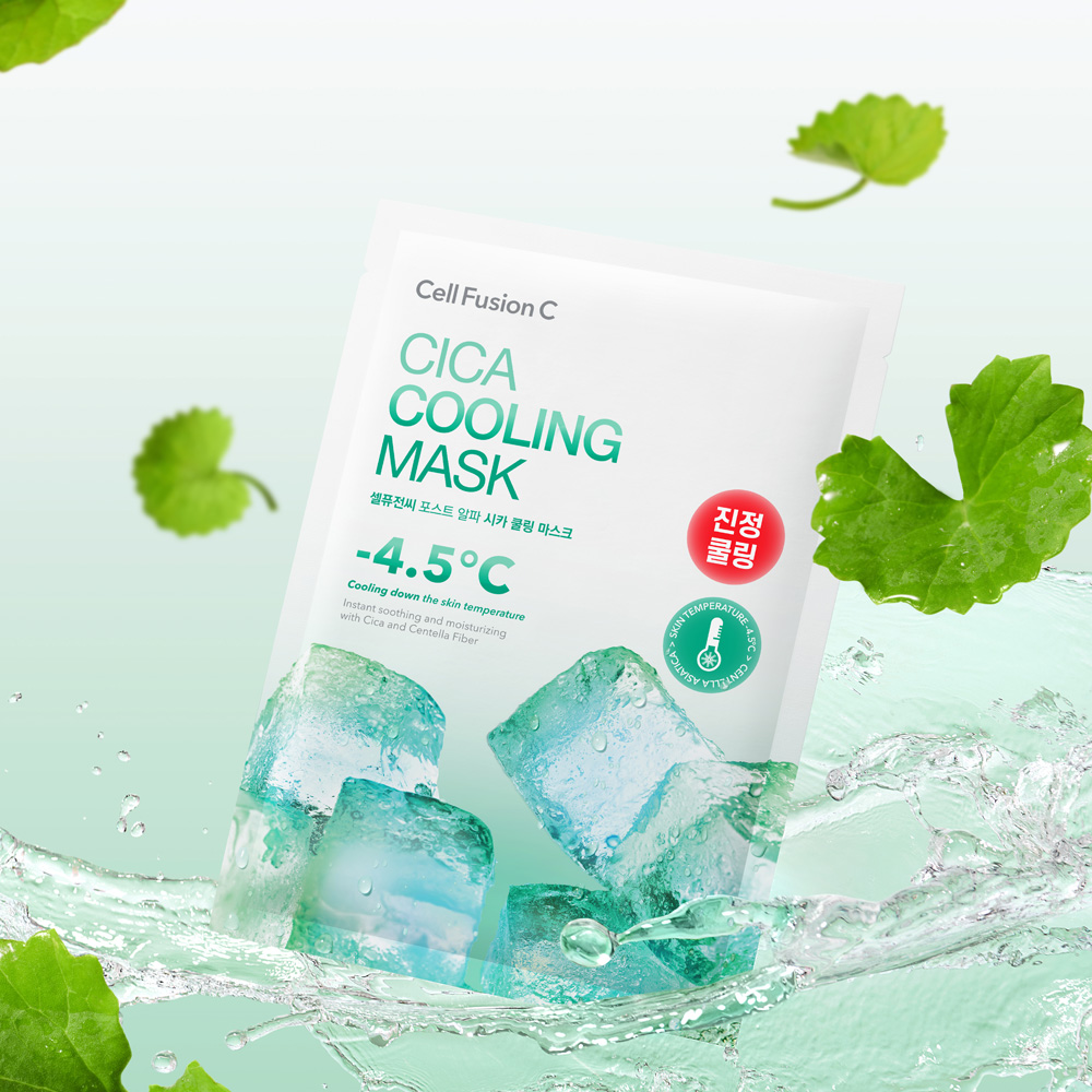 [Npay5%][더블구성] 셀퓨전씨 시카 쿨링 마스크 총 10매 (5매+5매) 제품 이미지
