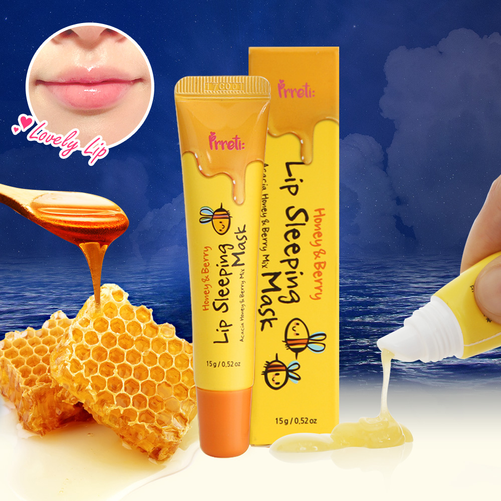 허니앤베리 립슬리핑마스크 15ml 보습립밤 입술각질 투명, 45g 이미지 3