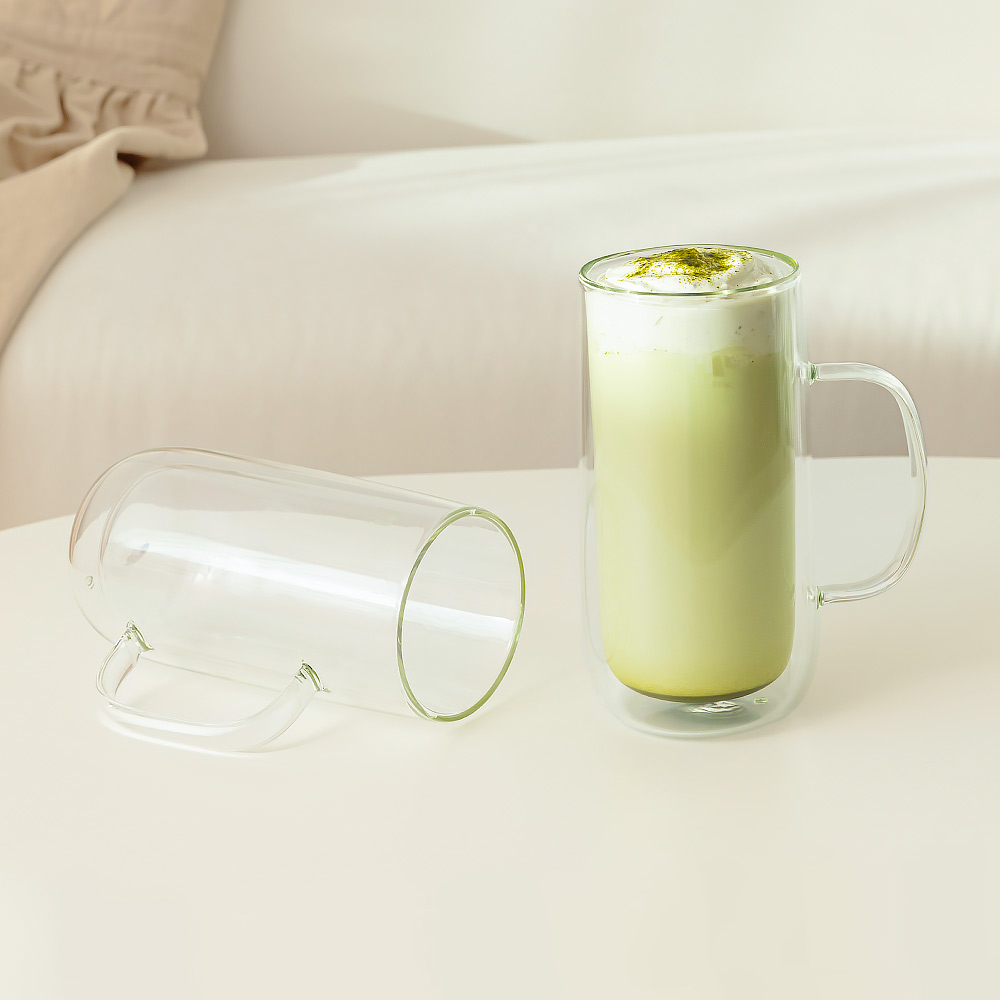 몬즈 더블월 내열유리 이중컵 룽고 600ml - 상세 이미지 4