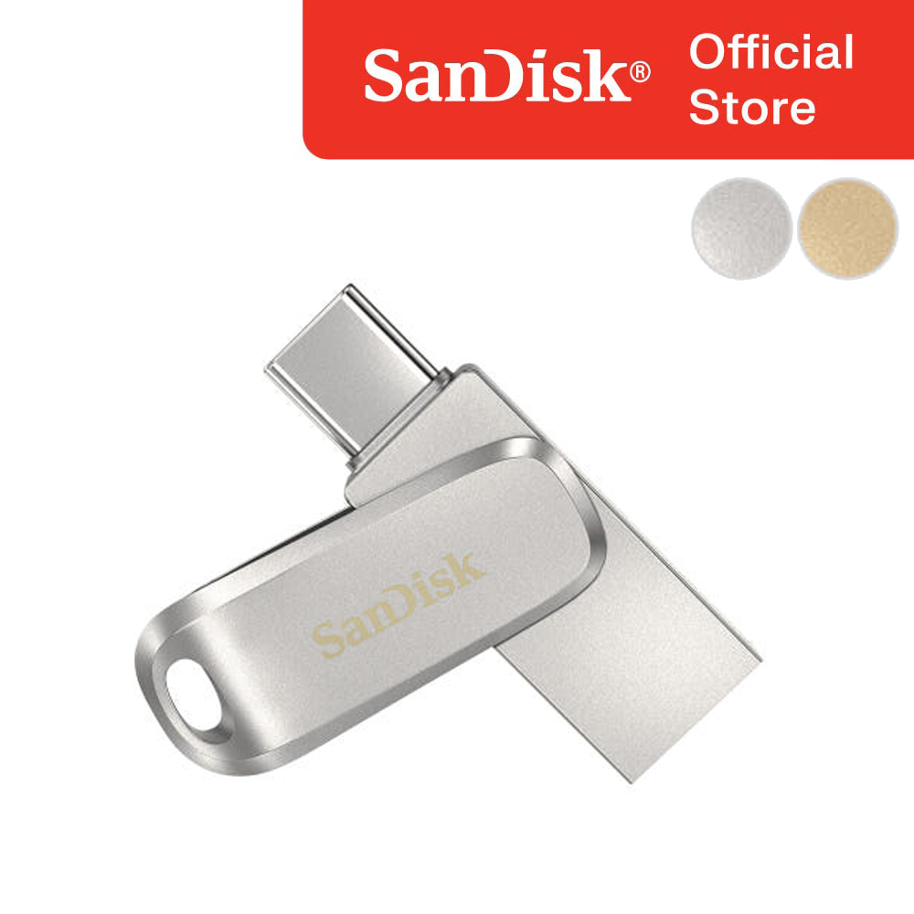 샌디스크 울트라 듀얼 럭스 USB 3.1 OTG 실버 64GB 상품 이미지