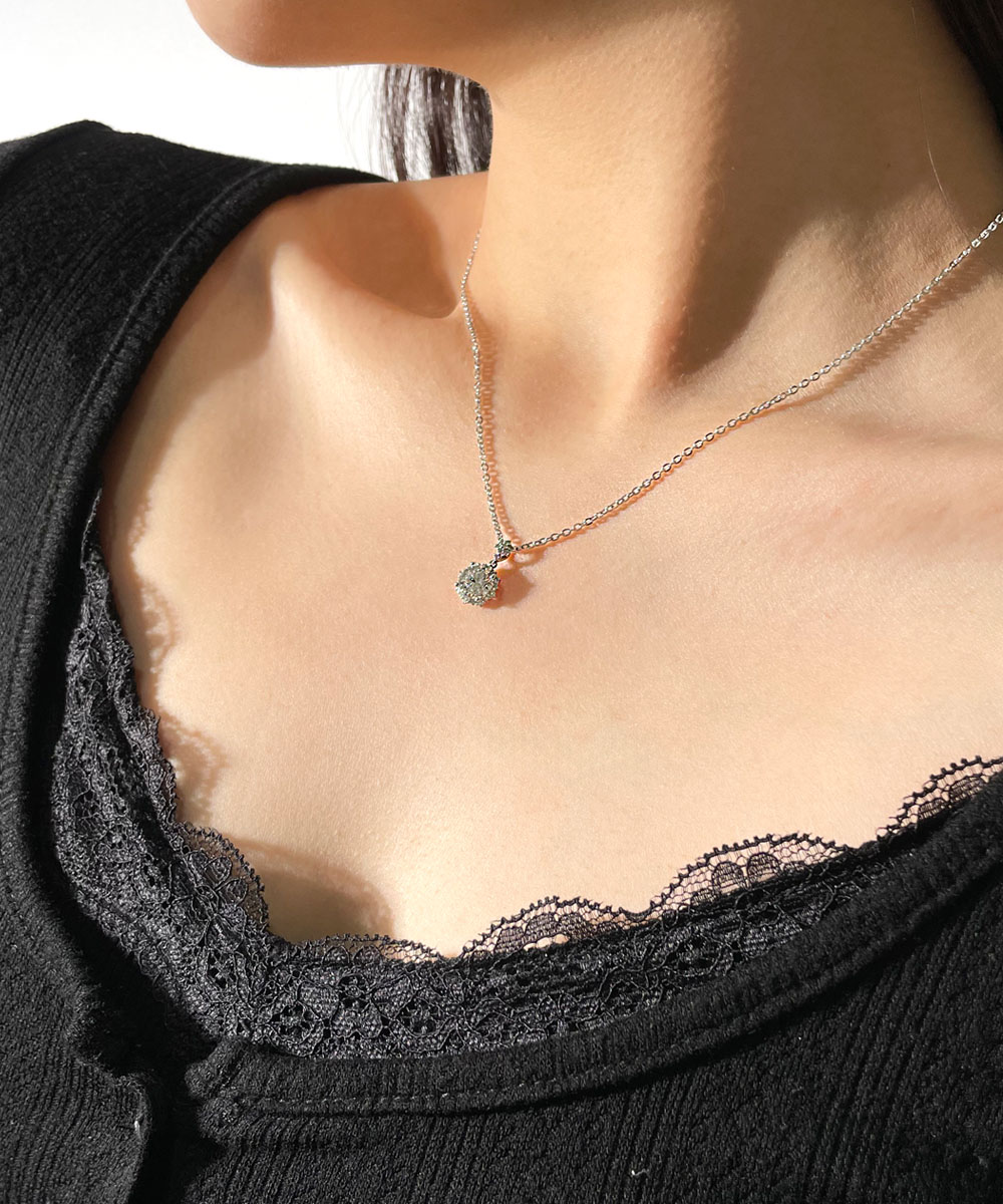3부 5부 천연 다이아 체리 블라썸 목걸이 결혼 기념일 선물 (우신,GIA 감정서) - 상세 이미지 2