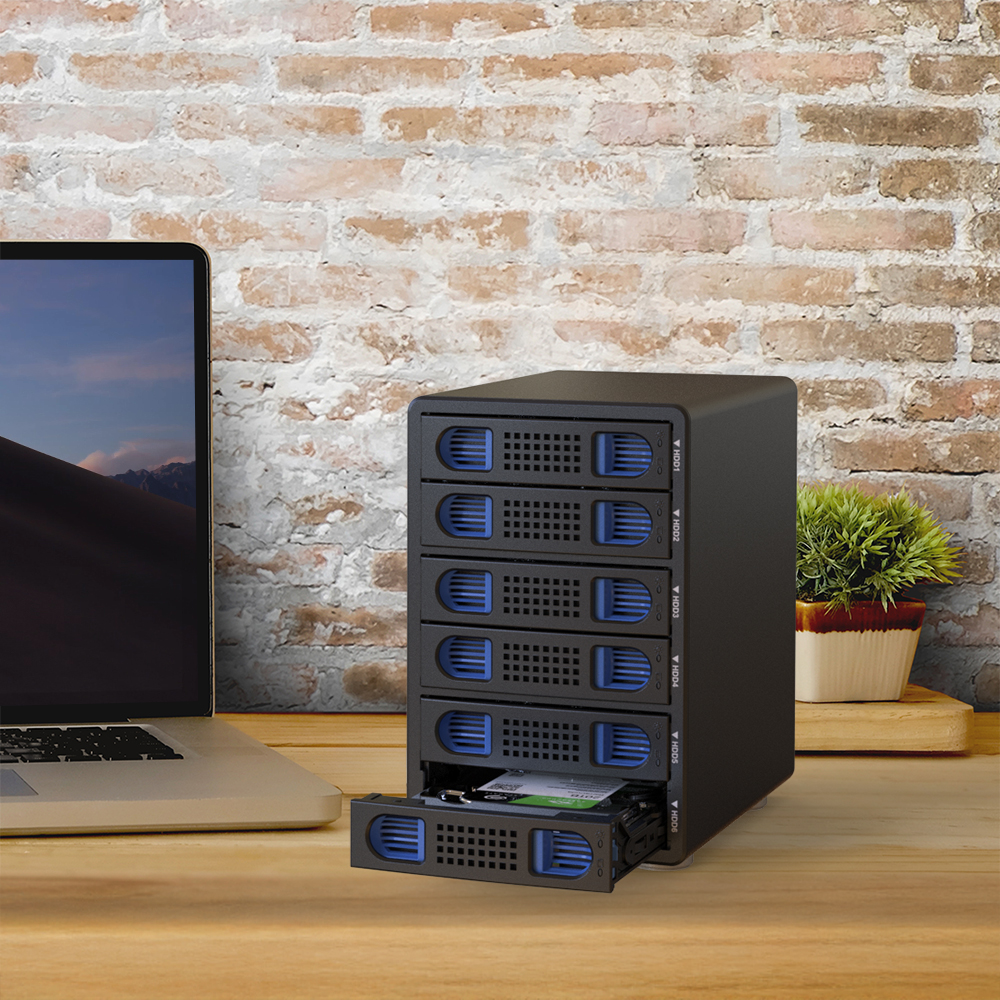 넥스트유 하비샘 6베이 DAS USB 3.2 10Gbps Gen2 HDD SDD 데이터스토리지 - 상세 이미지 4