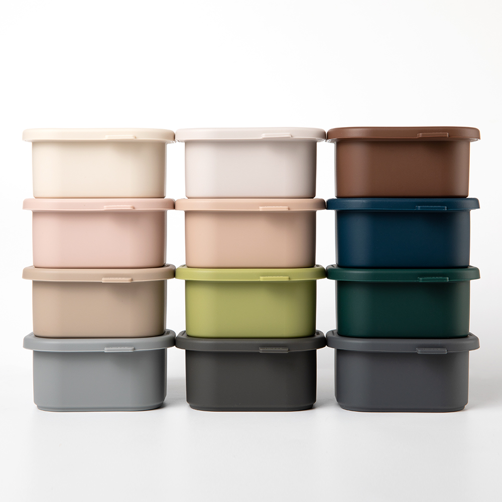 디아르 국내산 플래티넘 실리콘 밥 소분 냉동밥 보관 용기 200ml 4P