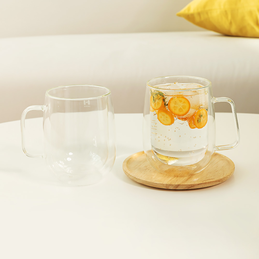 몬즈 더블월 내열유리 이중컵 피에노 500ml - 상세 이미지 4