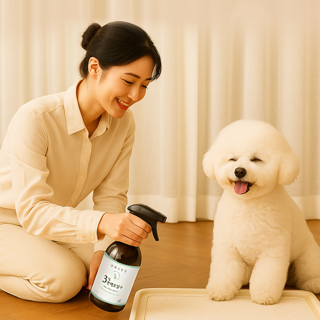 강아지 탈취제 오줌 소변 냄새 제거 반려동물 99% 탈취 자연 성분 500ml - 상세 이미지 2