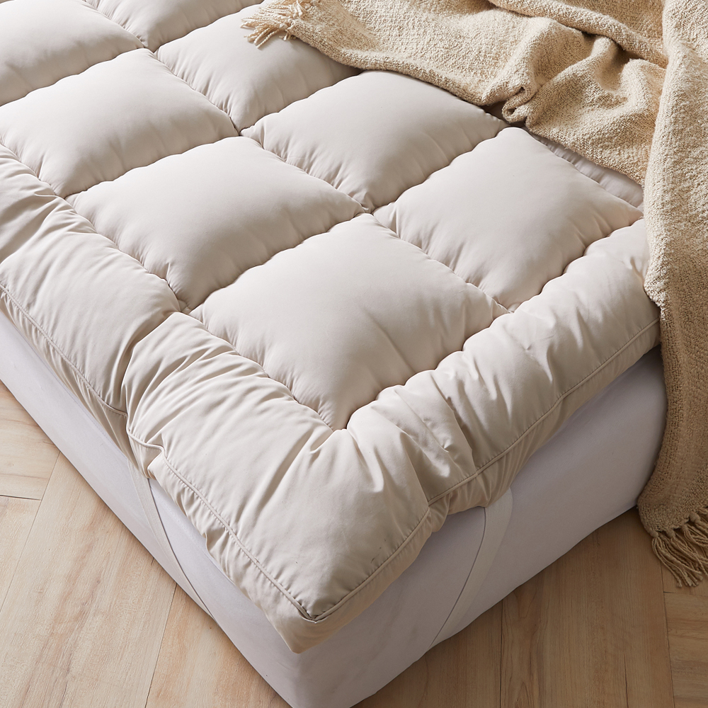 바닥 두꺼운 거실용 바닥용 순면 꿀잠 침실 토퍼