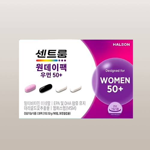 센트룸 원데이팩 우먼50 칼슘 루테인 오메가3 30정X1개 - 상세 이미지 2