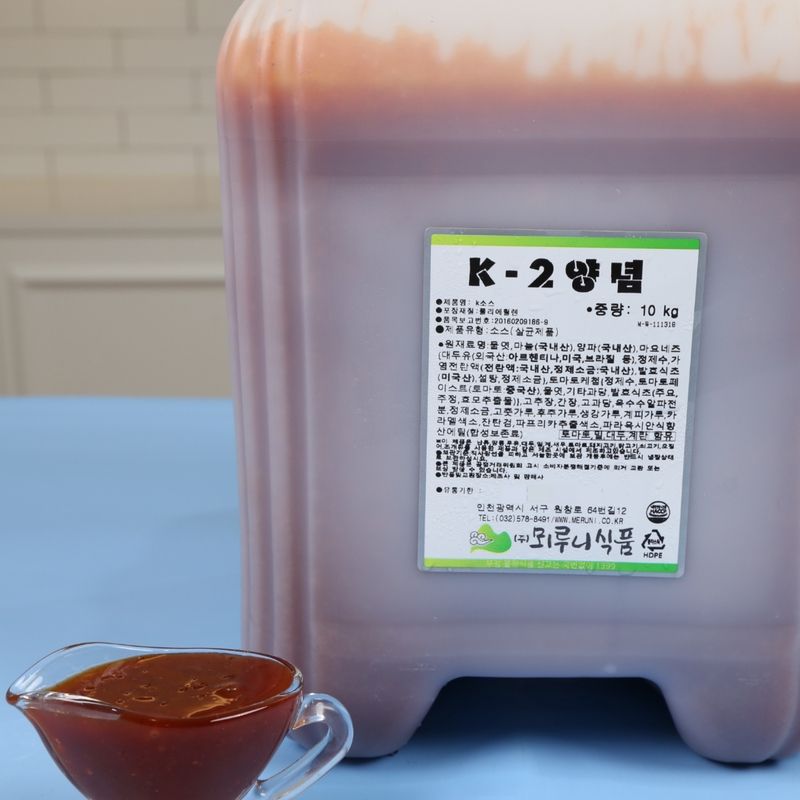 뫼루니식품 양념치킨소스 K2양념 10KG 마늘 - 상세 이미지 2