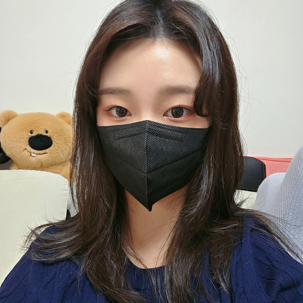 새부리형 마스크 KF94 세부리형 컬러 여름용 숨쉬기편한 여름 얇은 일회용 50매+50매 - 상세 이미지 4