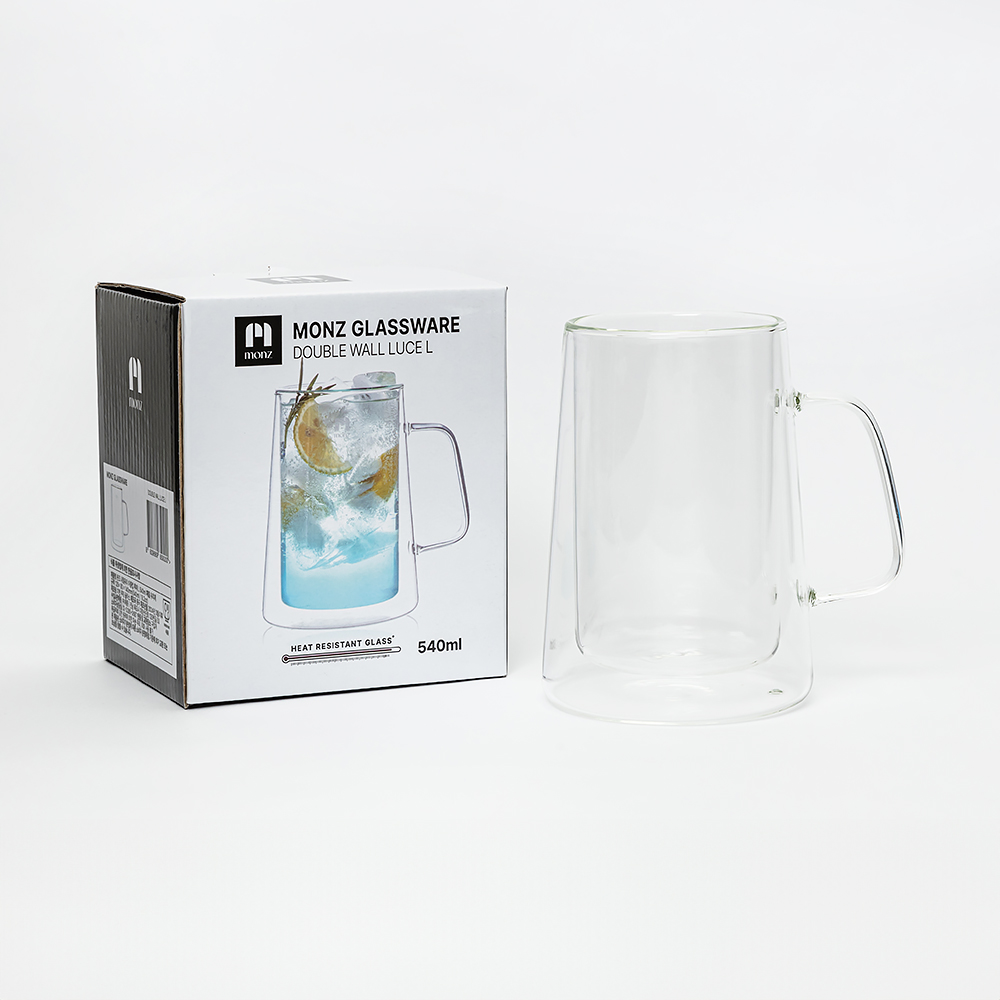 몬즈 더블월 내열유리 이중컵 루체 L 540ml - 상세 이미지 2