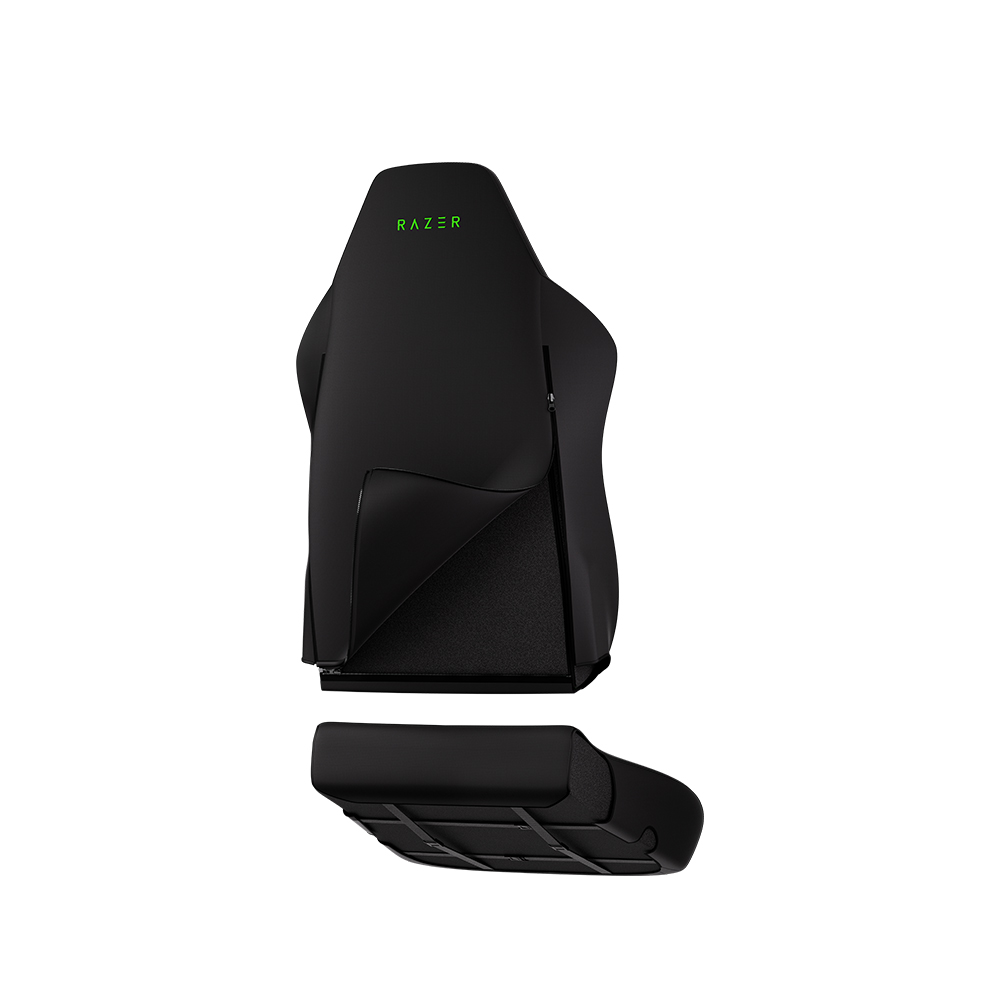 레이저코리아 게이밍체어 슬리브 Razer Gaming Chair Sleeves Black/Green - 상세 이미지 3