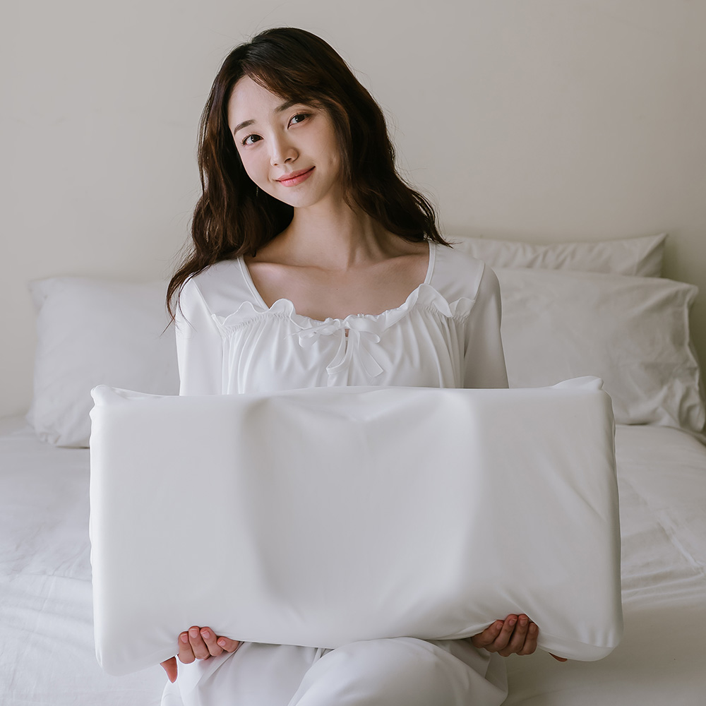 무통베개 커플세트 프리미엄 경추베개 낮은베개 옆으로자는 기능성 메모리폼 배게 - 상세 이미지 3