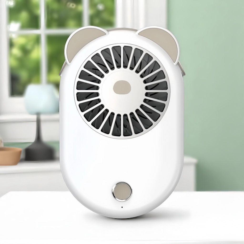 에디토 클립팬 휴대용 선풍기 넥 허리 목 바디 벨트 무선 소형 충전식 BLDC 저소음