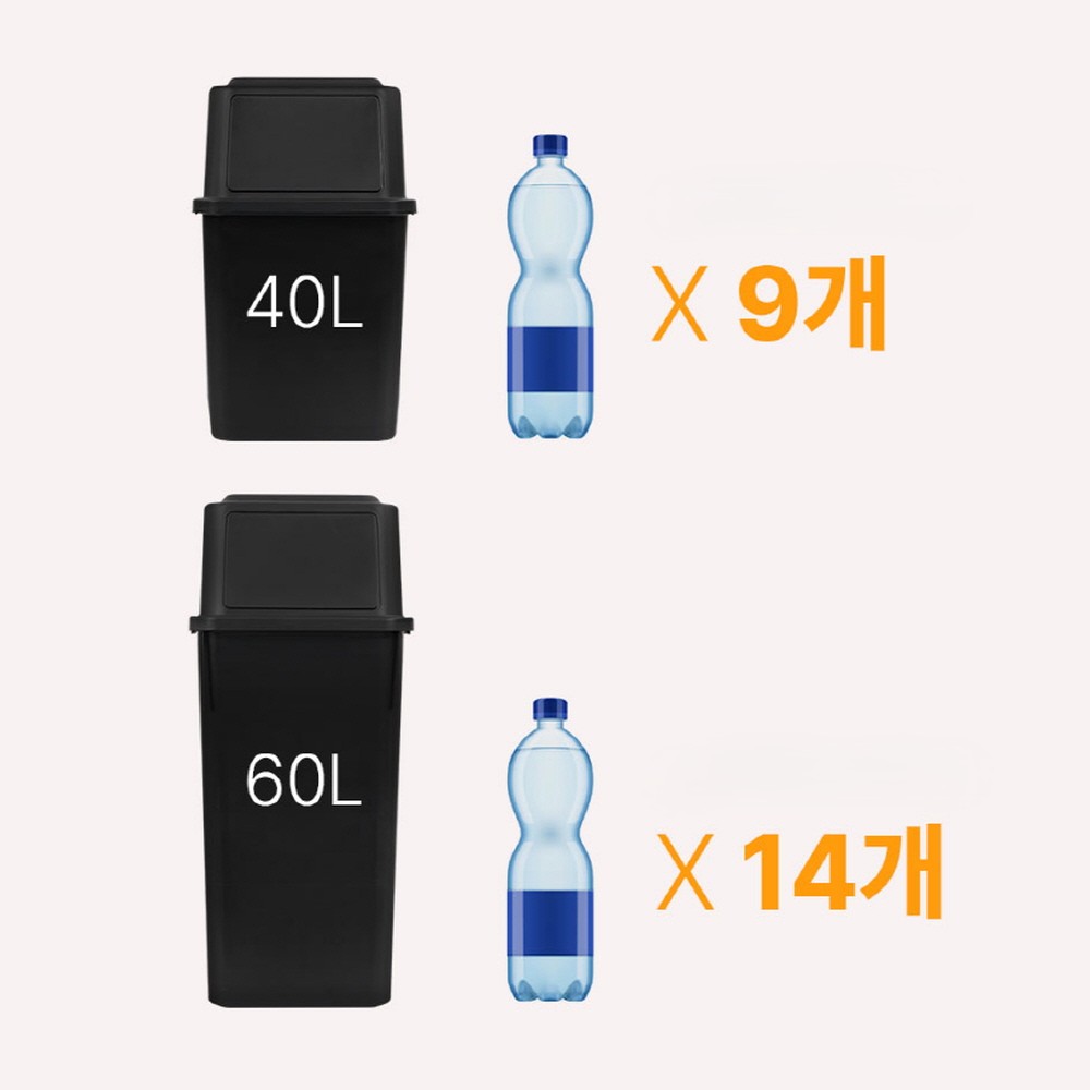 재활용분리수거대 가정용분리수거함 사무실 수거대 쓰레기통 대용량 이미지 6