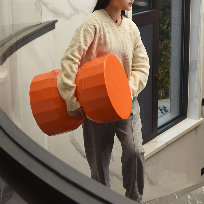 버블 아치 화장대 풋 소파 스툴 Bubble Arc Stool - 상세 이미지 2
