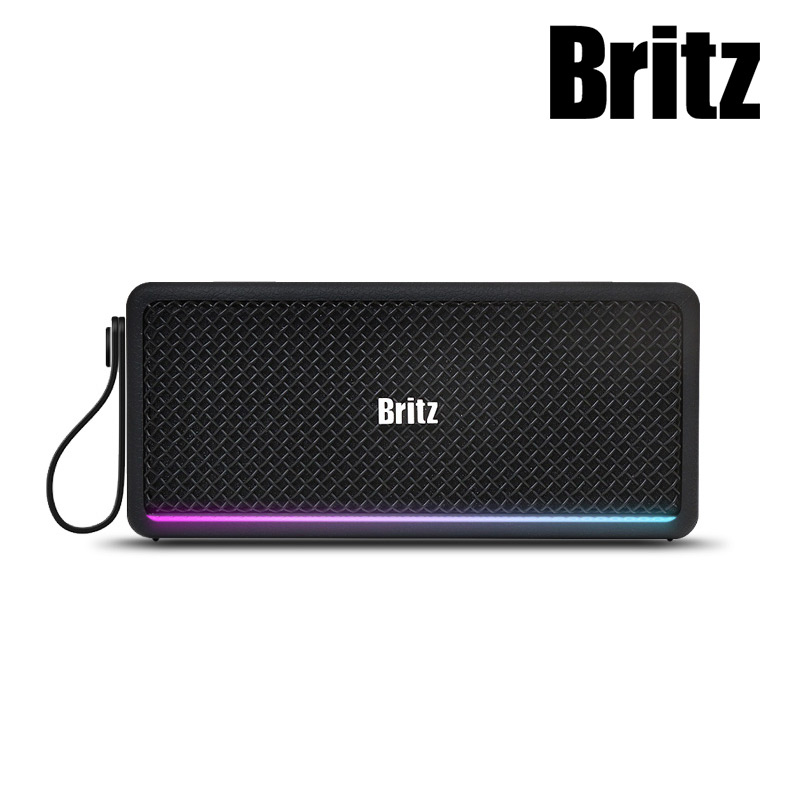 브리츠 BZ-TBUTTON 블루투스 스피커 우퍼 무선 방수 20W 블랙