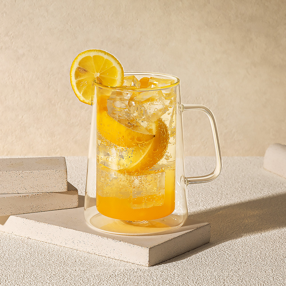 몬즈 더블월 내열유리 이중컵 루체 L 540ml - 메인 이미지