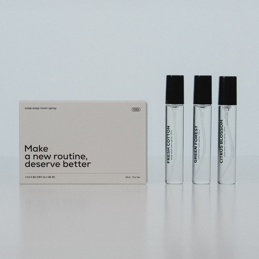 소프소프 멀티 룸 스프레이 15ml 3종 세트 - 휴대용 룸 & 패브릭 섬유 탈취 향수, 실내 방향제 - 상세 이미지 5