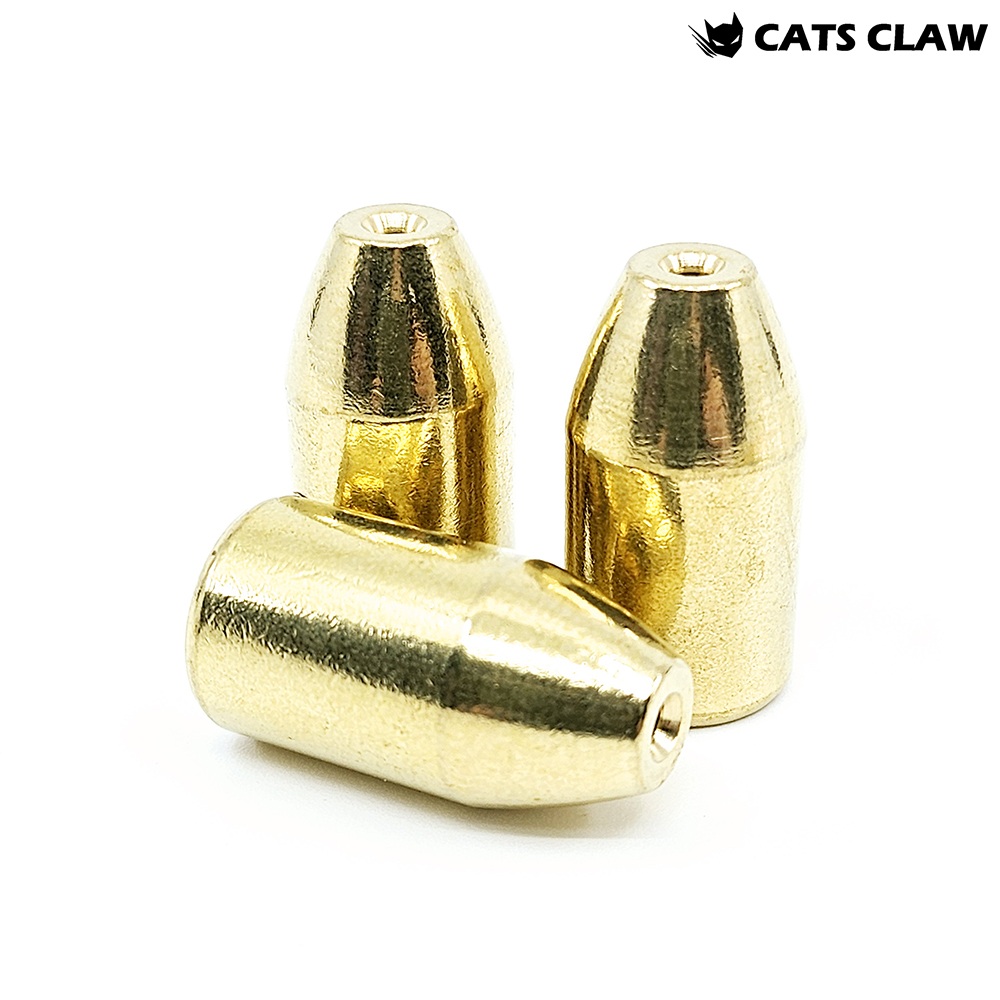 캣츠크로우 고비중 황동 텍사스싱커 총알싱커 28g(1oz) - 메인 이미지