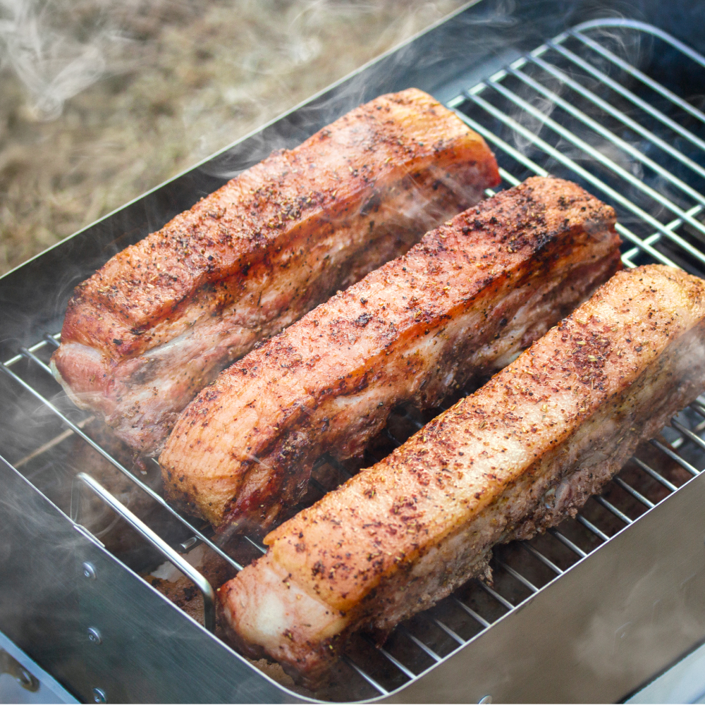 스테츠 핏보이 바베큐그릴 숯불 직화 훈제 휴대용 캠핑