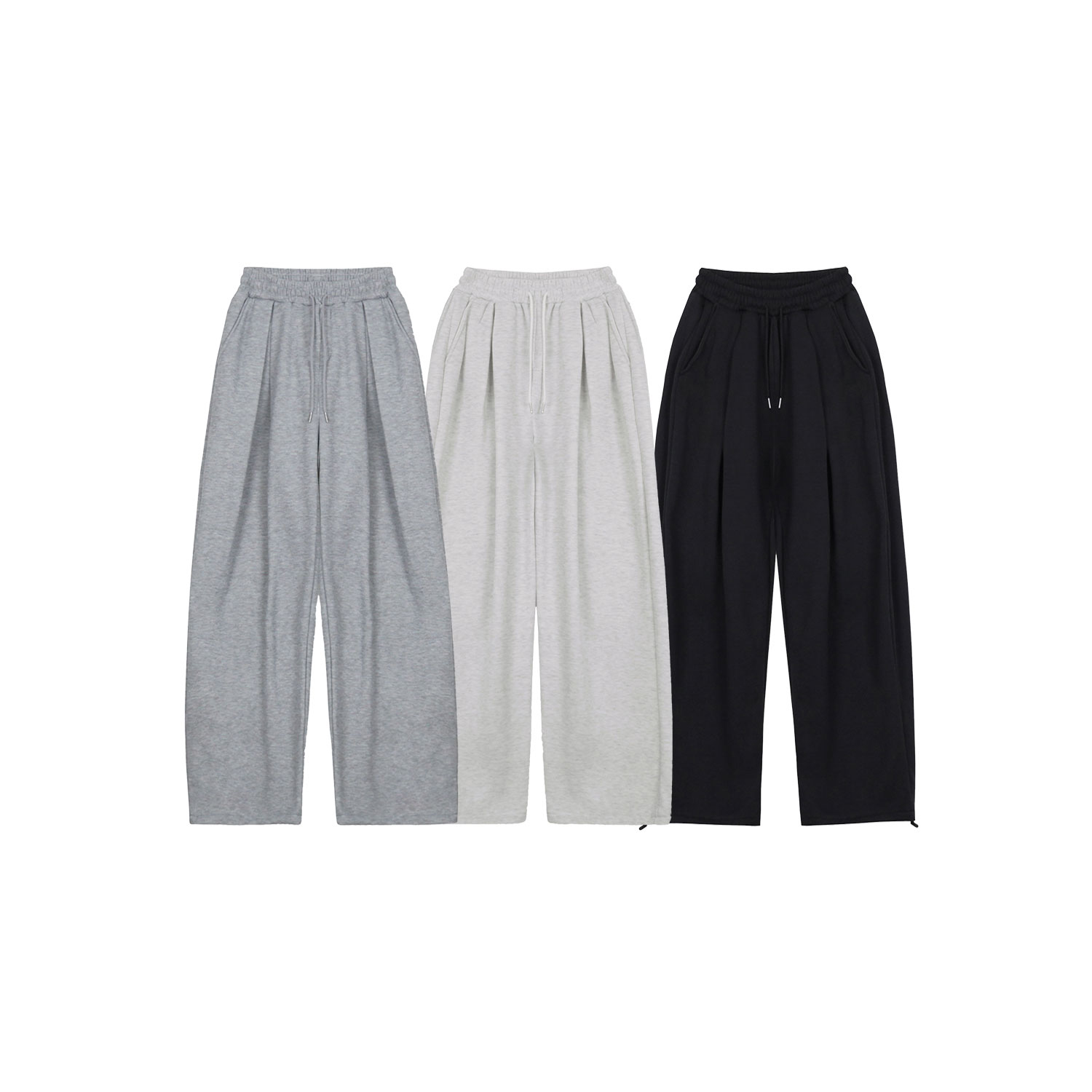 1+1 스웻팬츠 벌룬팬츠 남자와이드팬츠 - 상세 이미지 5