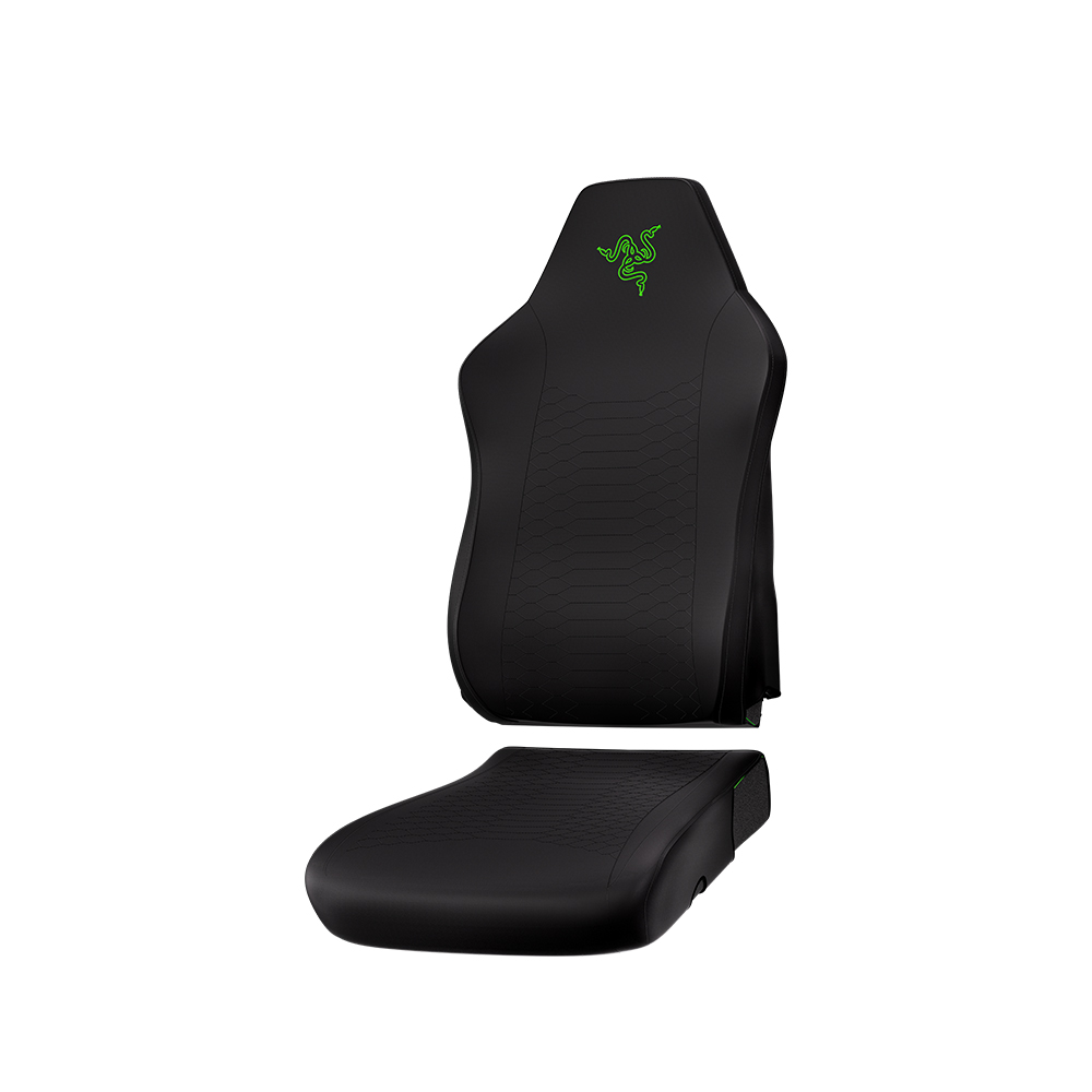 레이저코리아 게이밍체어 슬리브 Razer Gaming Chair Sleeves Black/Green - 상세 이미지 2