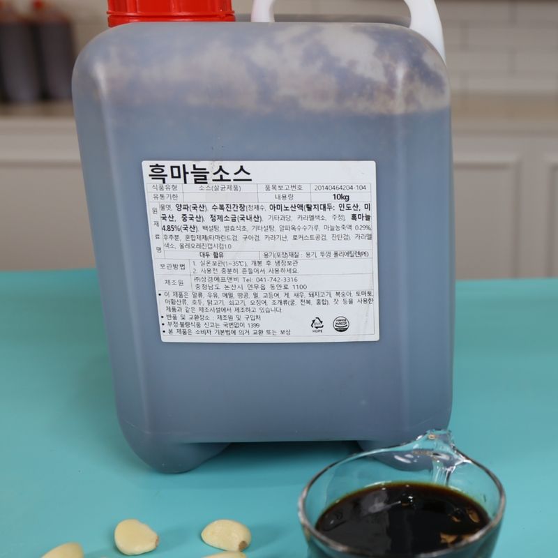 상경식품 갈릭치킨양념 흑마늘소스 10KG 닭강정 돼지찜 : 모두닭집