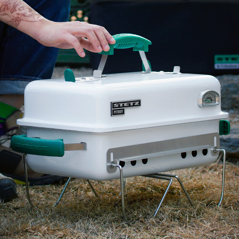 스테츠 핏보이 바베큐그릴 숯불 직화 훈제 휴대용 캠핑