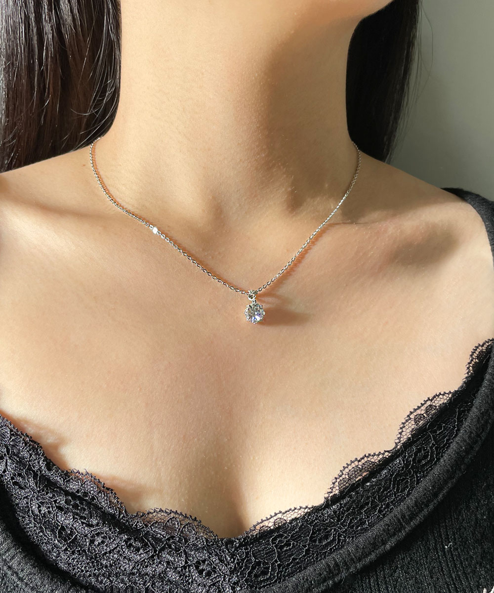 3부 5부 천연 다이아 체리 블라썸 목걸이 결혼 기념일 선물 (우신,GIA 감정서) - 상세 이미지 4