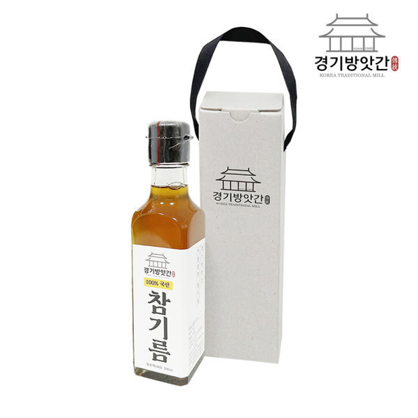 경기방앗간 국산 참기름 300ml(방앗간 참기름 선물) : HYEJA MART