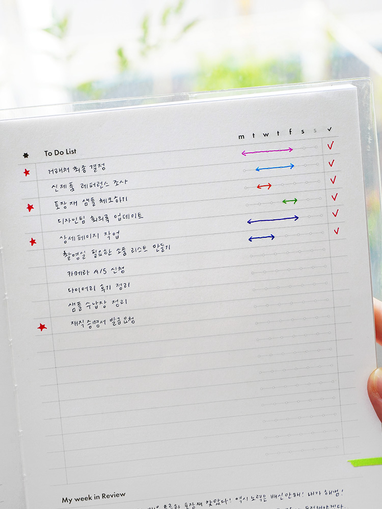 두투두 위클리플래너 체크리스트 다이어리 해빗 골트래커 일정표 ADHD 상세 이미지 8