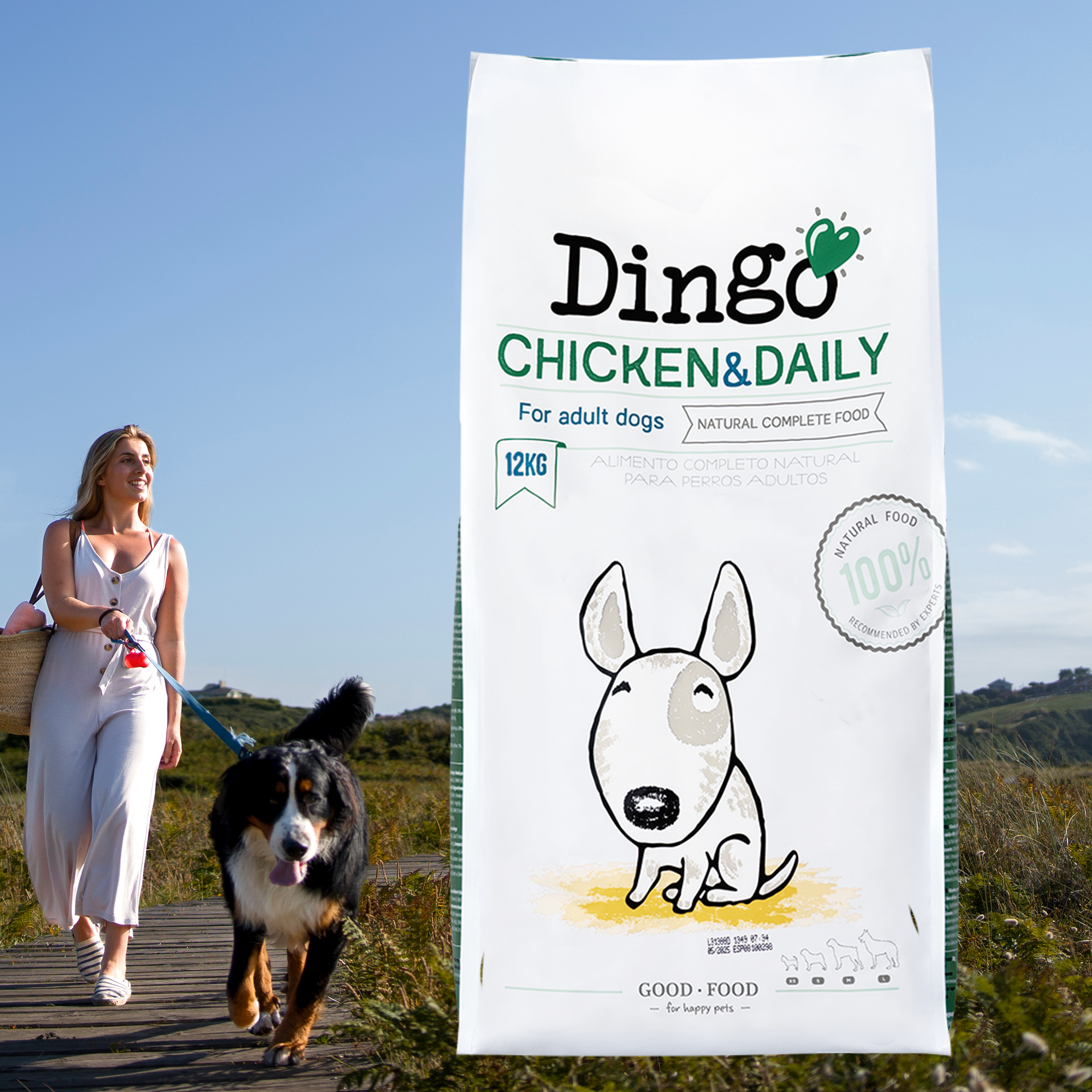 딩고 12kg 대포장 3종 강아지사료 하이포알러제닉 관절 저알러지사료 치킨앤데일리