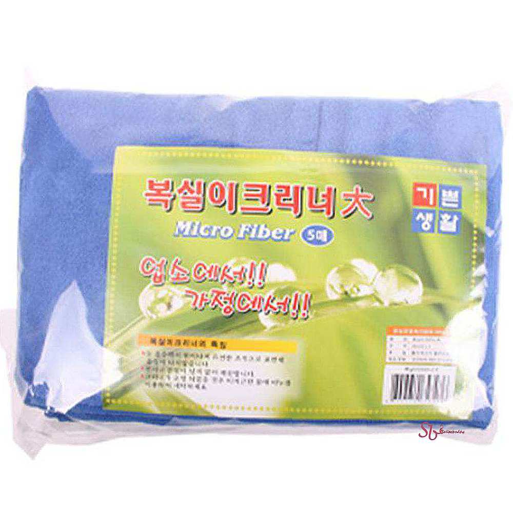 set 40cmX60cm 대형 파란 복실이크리너 5매cde223 : 셀리스트샵R