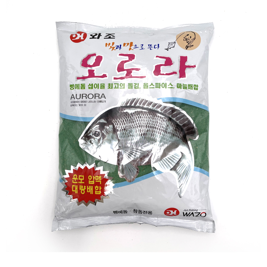 와조 오로라 벵에돔 참돔 집어제 1봉 파우더 바다 낚시 밑밥 - 상품 이미지