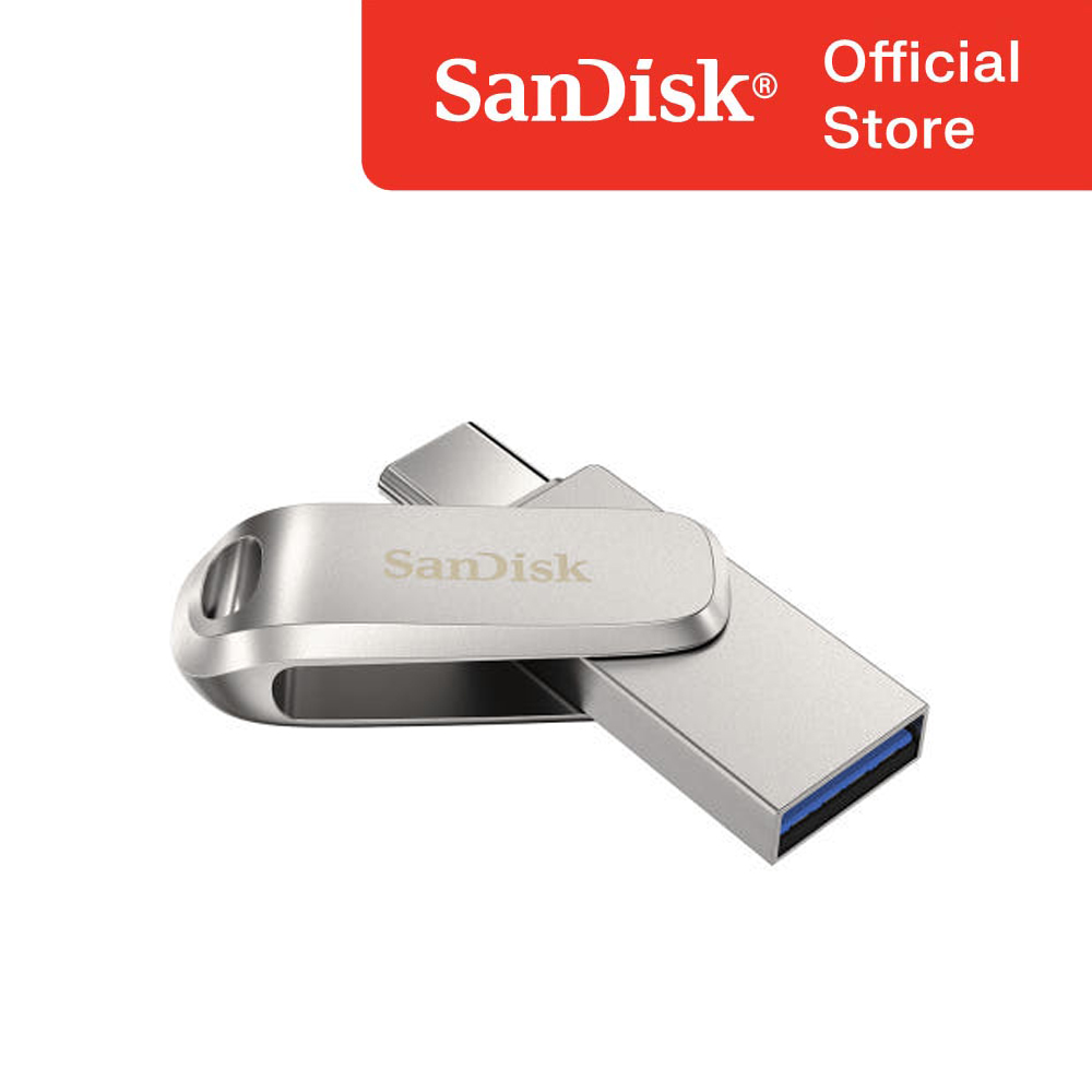 샌디스크 울트라 듀얼 럭스 USB 3.1 OTG 실버 64GB 상품 이미지