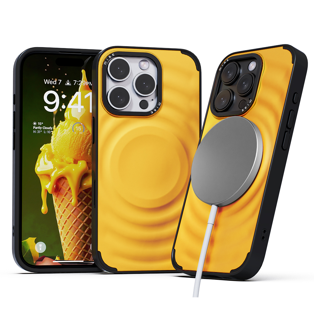 미아크 스쿱 맥세이프 케이스 블랙 망고, 아이폰16 프로