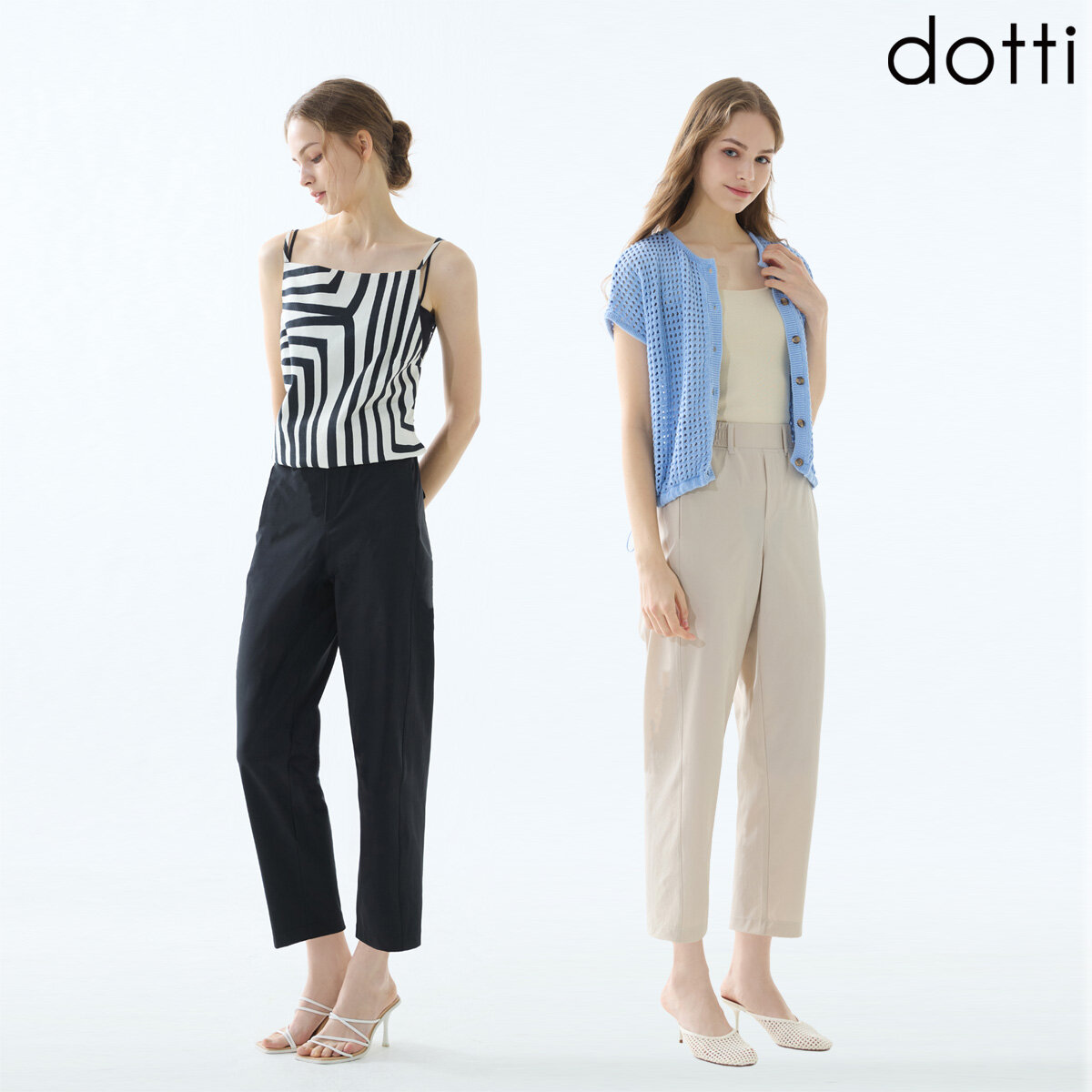 [25SS 최신상]도티 썸머 나일론 벌룬 팬츠 여성2종 (NBBW) - 상품 이미지