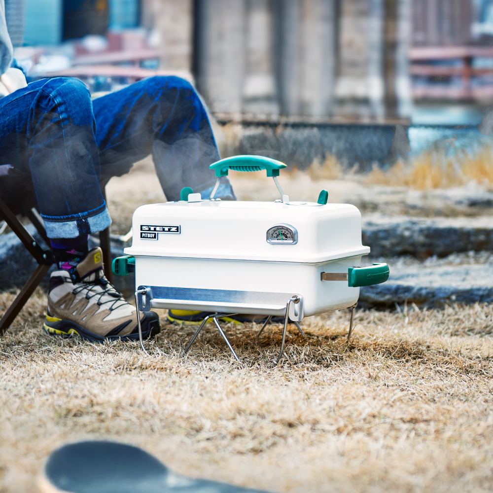 스테츠 핏보이 바베큐그릴 숯불 직화 훈제 휴대용 캠핑