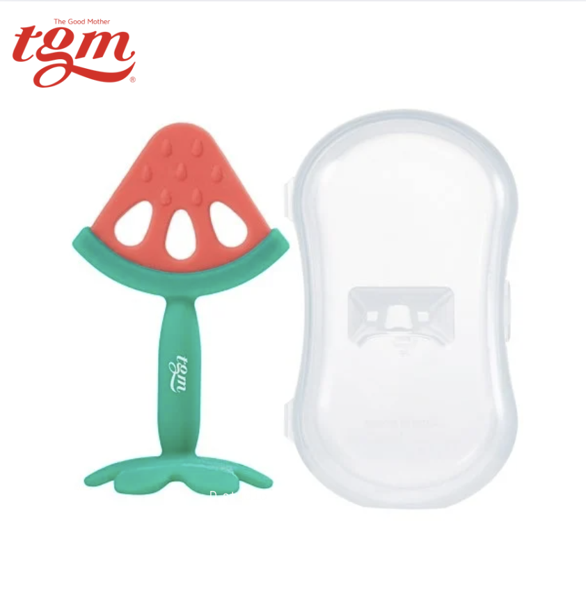 티지엠 수박 실리콘 과일 치발기 소근육 발달 아기 장난감