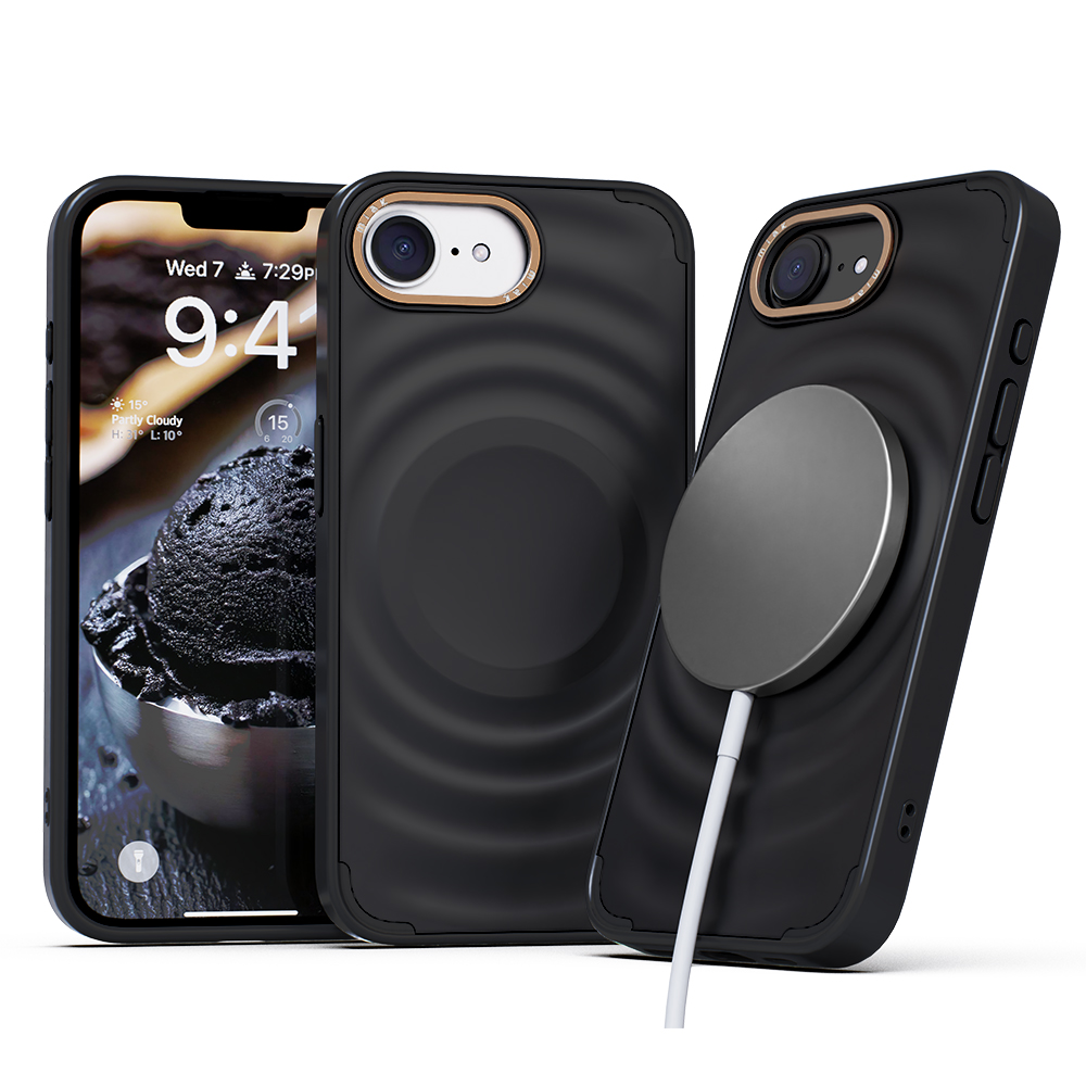 미아크 스쿱 맥세이프 케이스 블랙 소르베, 아이폰 16e