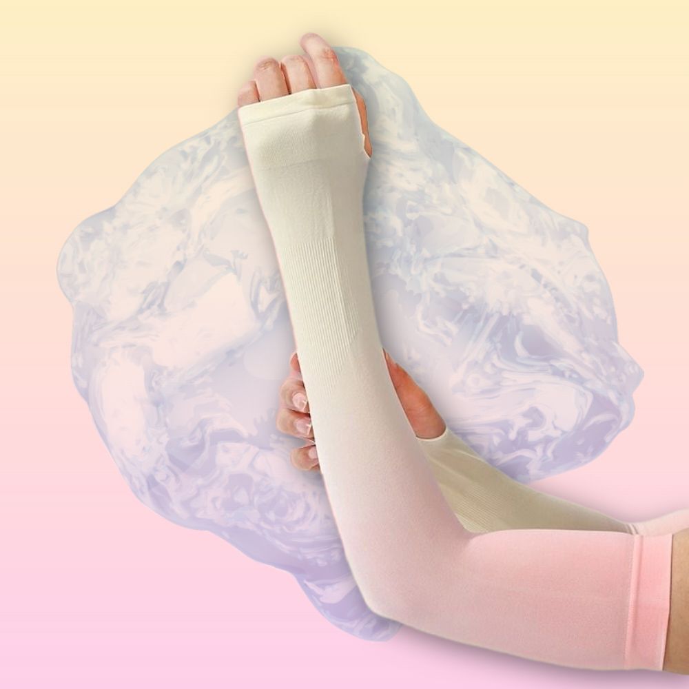 자전거 투톤 게이밍 팔토시 무봉제 쿨토시 러닝 암슬리브 - 상세 이미지 2