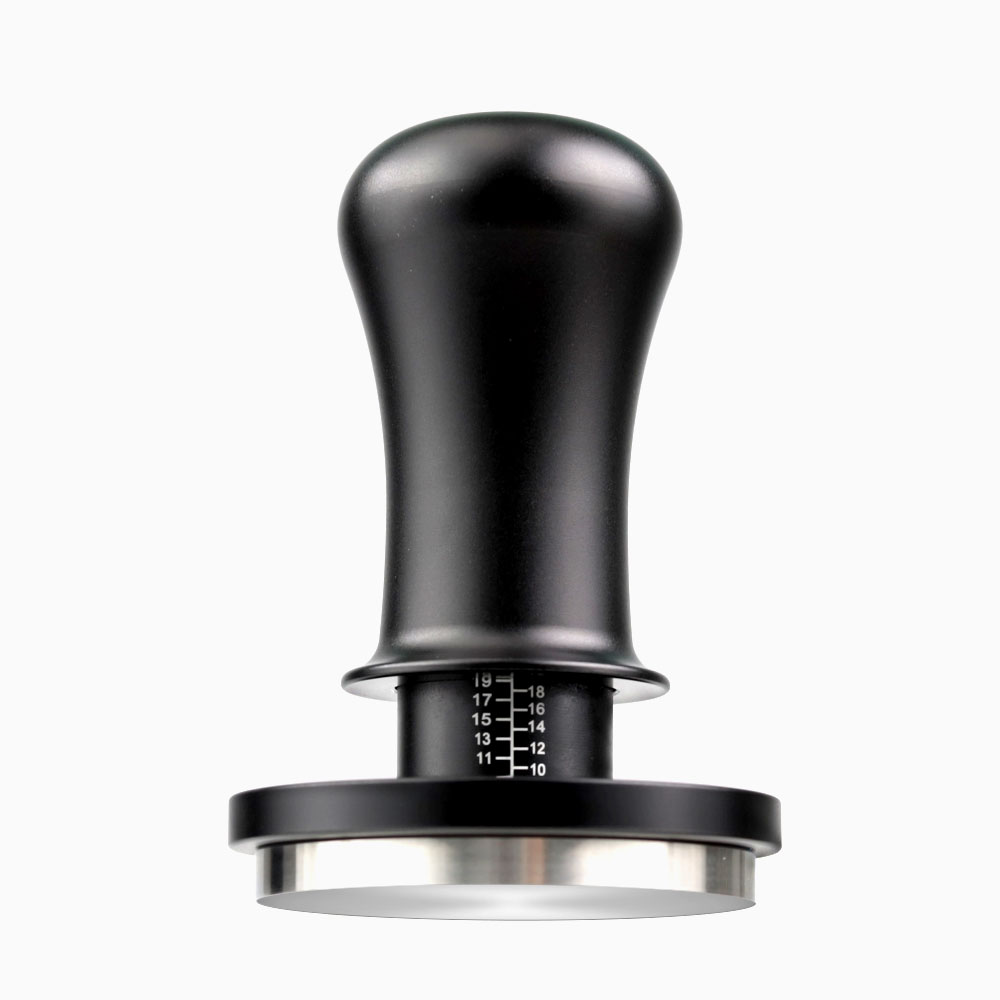 커피탬퍼 정압템퍼 푸쉬 스프링 눈금 레벨링툴 커피용품 전문 정밀 탬핑 58.4mm - 상품 이미지