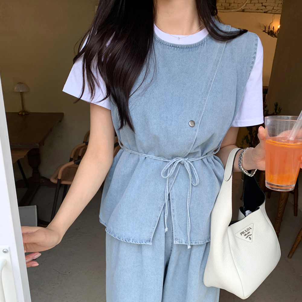 보테 데님 세트 - 상세 이미지 5