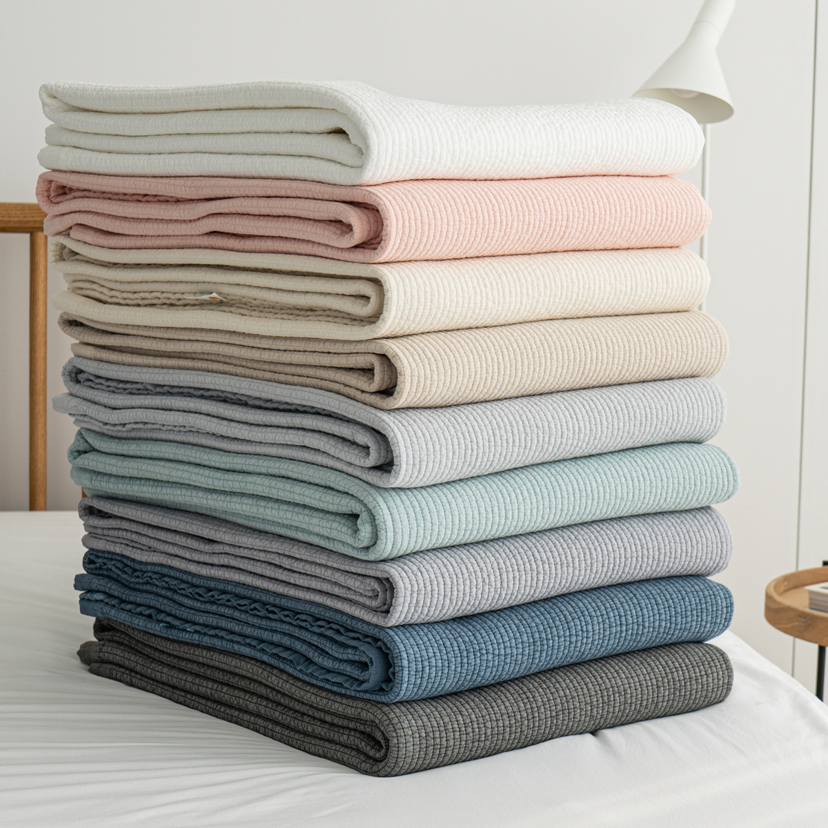 오가니크라프트 60수 목화솜 순면 피그먼트 사계절 침대패드 SS