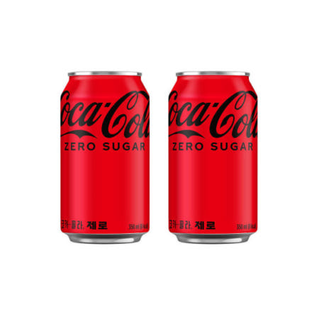 코카콜라 제로 바코드 일반 판매용 350ml x 12개