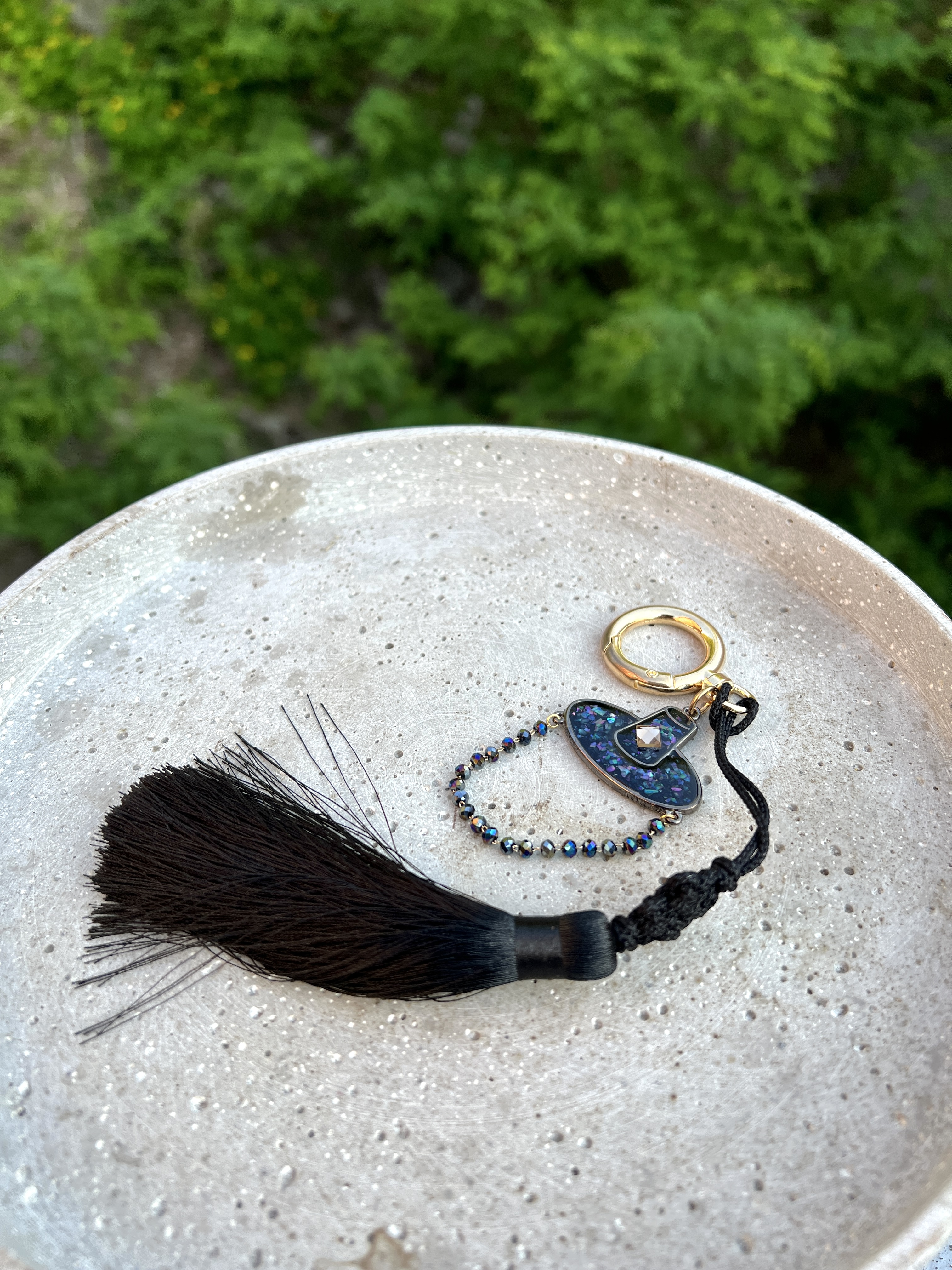 LEHAN] Korean Traditional Mother-of-Pearl Gat Keyring